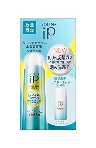 ソフィーナiP ベースケア セラム レフィル+リニュー ムース ウォッシュ 30gミニ 限定セット