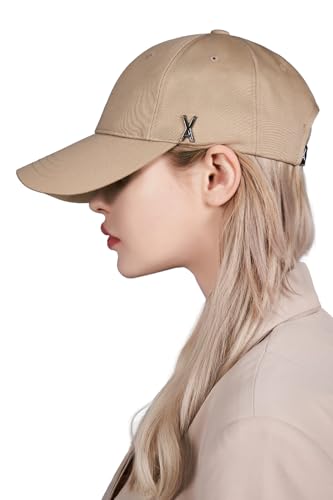 [VARZAR] Stud logo over fit ball cap Beigeの商品画像（Amazon）