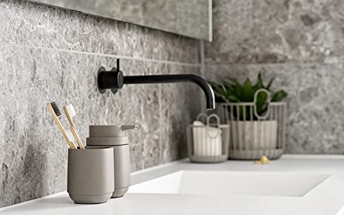 Image of ZONE DENMARK Nova Soap Dispenser - A Fusion of Sleek Design and Durable Material - Elevate Your Bathroom with Sophistication and Practical Elegance. A Stylish and Functional Bathroom Accessory