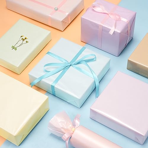 Image of Larcenciel 70 Sheets Tissue Paper, Metallic Gift Tissue Paper for Gift Bags, Gift Wrapping & Packaging, Colorful Gift Wrap Perfect for Birthdays, Holidays, Weddings, Art Crafts, Party Decor,19.7x13.8
