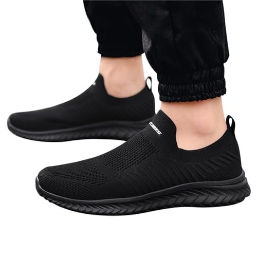 BORAMAX Mens Slip On Running Shoes Breathable Lightweight Comfortable Fashion Non Slip Sneakers for Men4