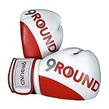 Sunny Days Entertainment 9Round Fitness Boxing Gloves for Men and Women | Heavy Bag Workout Gloves - Red