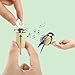WJINNG Bird Whistle, Bird Call Whistle, Imitating Bird Sounds Made of Zinc Alloy and Wooden, Bird Whistler for Bird Lovers Bird Watcher Gifts