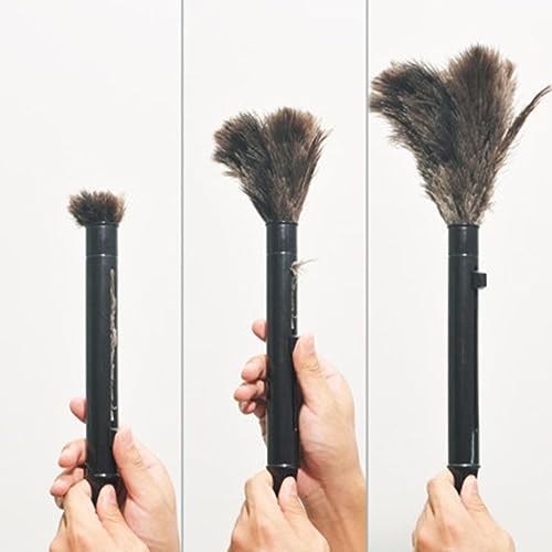 Brosse en toile d'araignée de plafond Qingle et plumeau en chenille flexible et