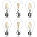 LE Glühbirne E27, 7W E27 LED, E27 LED Warmweiss, 6er Pack, 806 Lumen Filament Lampe, Classic Lampe Birnen in Kolbenform, 2700 Kelvin Warmweiß, ersetzt 60 Watt, Filamentstil Klar