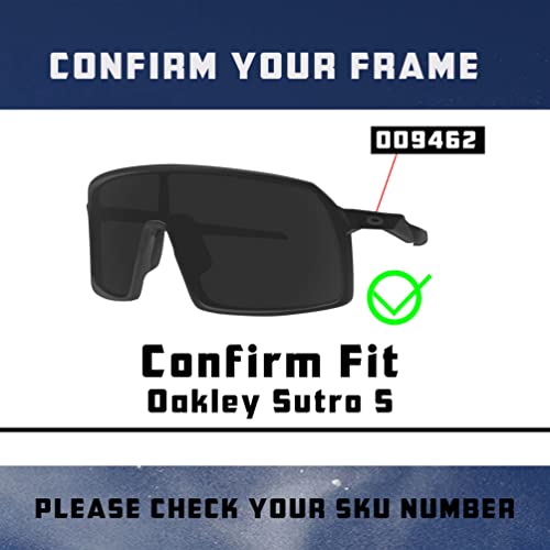 Image of Sutro S Lenses Replacement and Wicket for Oakley Sunglass OO9462 Polarized