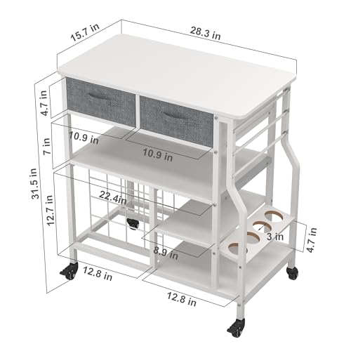 Image of Organizers and Storage Compatible with Cricut Machines, White