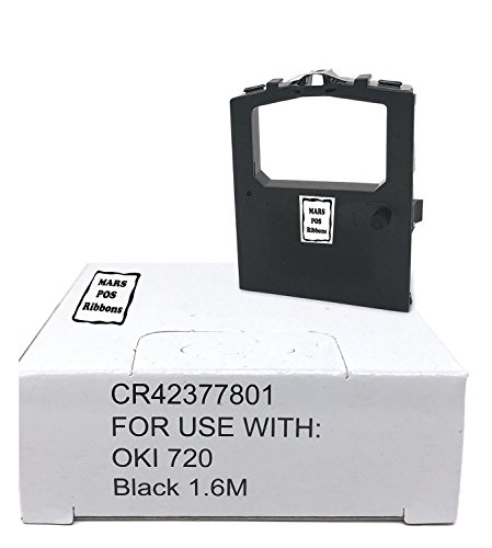Mars Pos Ribbons Compatible With Okidata 42377801 Oki Microline 420 (Black, 6 Pack) #TOP5