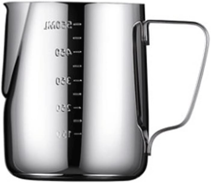 550ml Stainless Steel Foaming Coffee Milk Cup with Scale Latte Art Kitchen Accessories