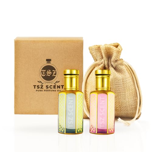 مجموعة هدايا زيت عطري من تي اس زد سنت برائحة المسك والطهارا ...