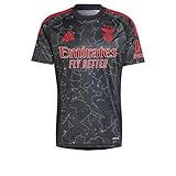 adidas Benfica 24/25 Away Jersey, poliéster reciclado, negro