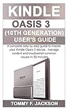 Image de Kindle Oasis 3 (10th Generation) User's Guide: A complete step by step guide to master the Kindle Oa