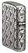 Zippo Lighter: Armor MultiCut Geometric Deep Carve - Antique Silver 49883