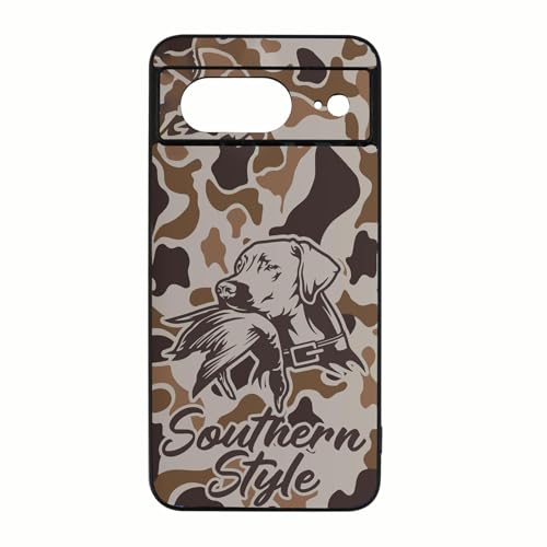 qizjio Old School Camo Phone Case Shockproof Protective Duck Southern Style Phone Cover for Google Pixel 8