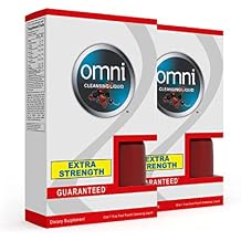 Wellgenix Omni Detox Drink - Extra Strength Cleansing - Same Day Quick Flush Cleanser - Fruit Punch Flavor 1oz 2 Pack