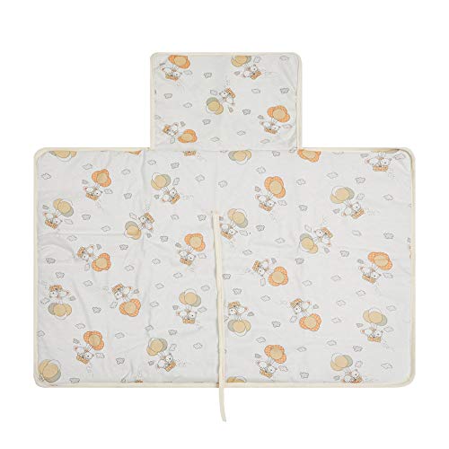 Trocador Porta Fraldas Papi Malhas Portátil Estampado para Bebê 66cm X 40cm Contém 01 Un