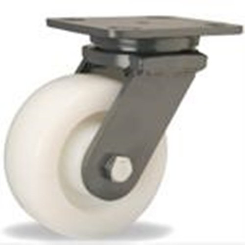 5" x 2" Hamilton S-WH-5WNB Swivel Plate Caster, Nylon Wheel, 1000 lbs Capacity