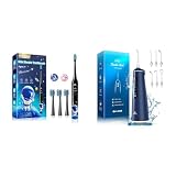 DADA-TECH Kids Electric Toothbrush Astronaut (DT-KE7 Black) + Water Flosser (W2 Blue‌‌)
