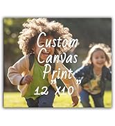 FZJSKJ Photo Canvas Prints Custom Canvas Prints with Your Photos 12"x10" Personalized Canvas Pict...