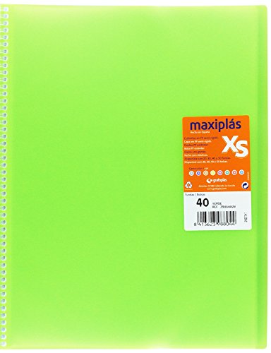 Grafoplas 39884020 - Folder with 40 Pockets, Green, A4
