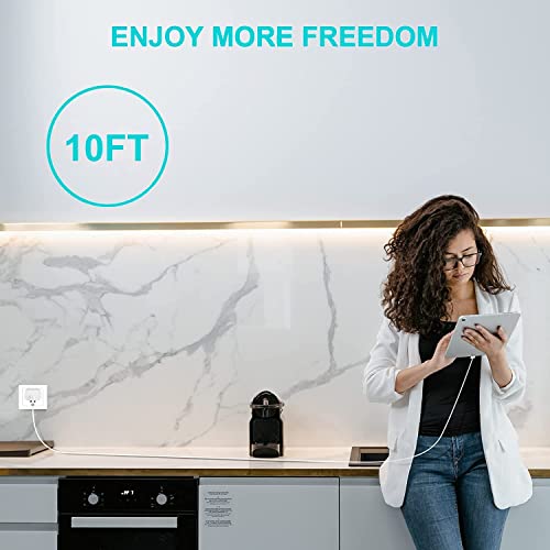 Carregador para iPad Pro de 3 m [certificado pela Apple] Carregador USB C de 20 W com cabo de carreg