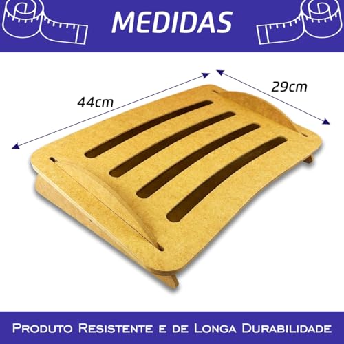 Apoio Descanso Suporte Ergonômico Regulável Pés Escritório