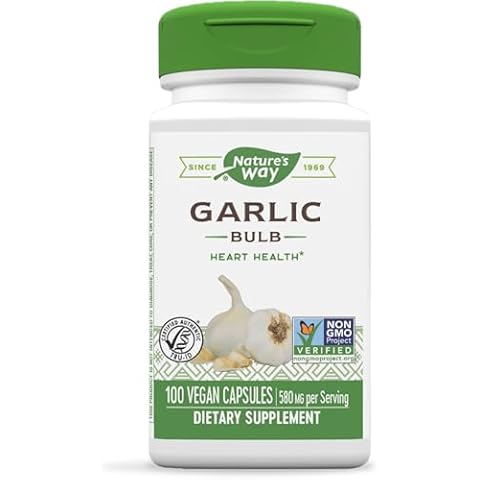Nature's Way Garlic Bulb Capsules Cover