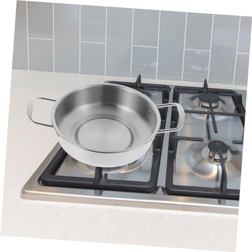 Wok de acero inoxidable multifuncional PRETYZOOM miniatura 6