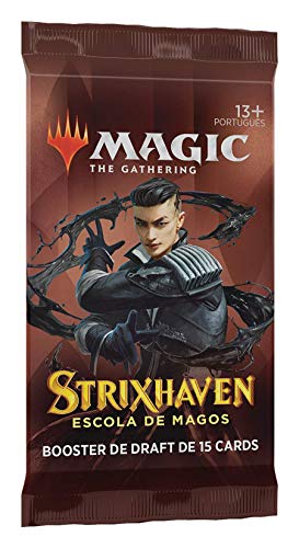 Magic: The Gathering | Pacote Strixhaven: Escola de Magos | Draft Booster Unitário| Português BR