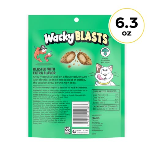 Temptations Wacky Blasts Cat Treats, Nautical 'Nip Flavor, 6.3 oz, 10 Pack - image 9
