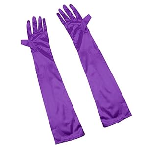 Harilla Lange dameshandschoenen voor dames, 55,9 cm (22 inch), gesatineerd, Charleston