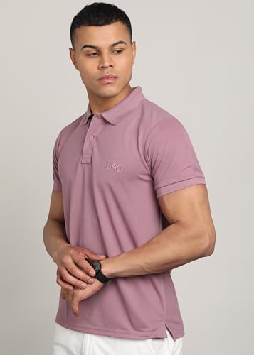Image of INKKR Men's Solid Polo Neck Half Sleeve Stylish T-Shirt Combo