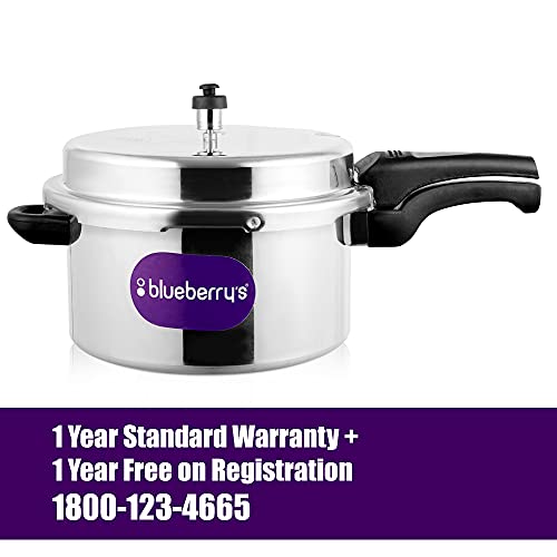 Blueberry's 7.5 Liter Aluminum Outer Lid Pressure Cooker ISI Certified