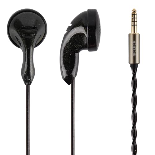 NICEHCK B80 �C���i�[�C���[�^�C���z�� 1DD 14.8mm�_�C�i�~�b�N�h���C�o�[ hifi �L�� PU�g�|���W�[�����U���� OFC�Ƌ⃁�b�LOFC�̃~�b�N�X�P�[�u�� 4.4mm�v���O N52�����\���� CCAW�{�C�X�R�C�� �u���b�N ���K�ȑ���