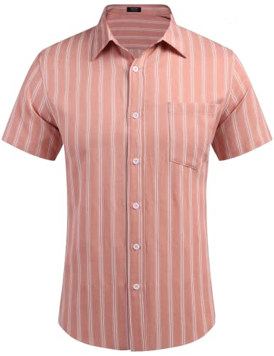 COOFANDY Men's Summer Beach Hawaiian Tropical Shirt Casual Short Sleeve Shirt2