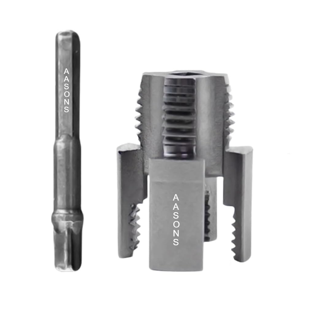 AASONS 1/2" Pipe Threading Die Head for Electric Drill, 2 in 1 Integrated Internal & External Pipe Threading Tool with Hex Shank, Pipe Threader Tool, Universal Pipe Threading Tool-picture-31