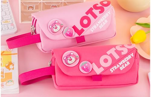 Image of Storio Pencil Box Pouch for School Kids Girls & Boys Aesthetic | Cute Stationary Compass Box Case Organiser | Travel Pouch Organiser