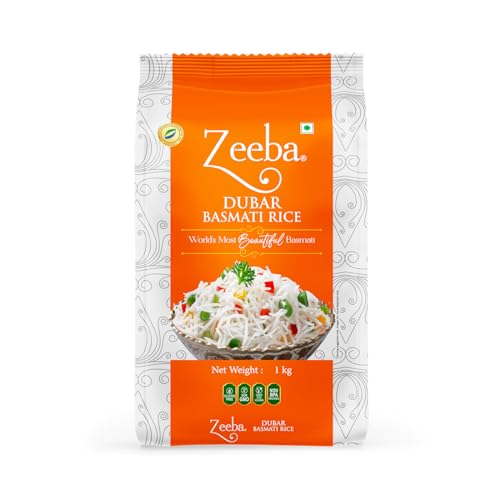 Image of Zeeba Dubar Basmati Rice 1 Kg, Smart Choice at Smart Price (Cooked length up to 16mm)*