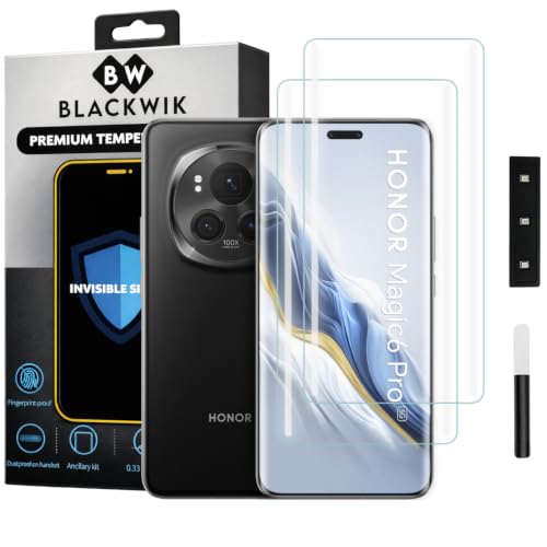Image of Blackwik UV Curved Tempered Glass for Honor Magic 6 Pro | 2-Pack