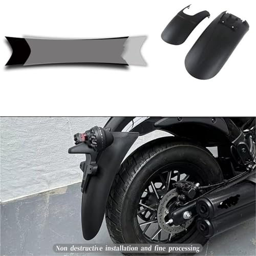 Tuiles boue bavette CFMOTO 450CLC protection robuste finition noire - 6