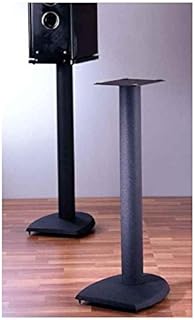 VTI Manufacturing DF29 29 in. H, Iron Center Channel Speaker Stand - Black