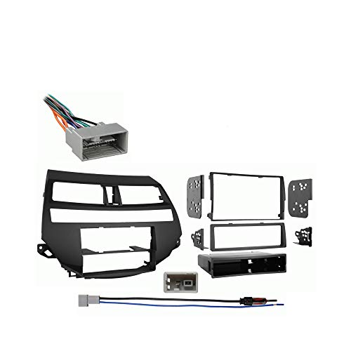 Harmony Audio Radio Install Bundle Fits Honda Accord 2008-2012 Non NAV with Climate Controls Includes Metra 99-7875 Single or Double DIN Dash Kit