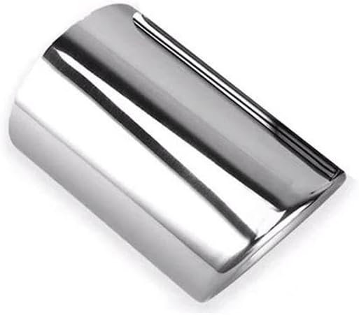 Stainless Steel Car Exhaust Muffler Pipe Tip Cover For Golf 6 Variant Tailpipe Rear End Components(Silver)
