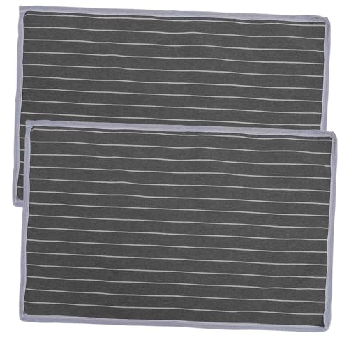 Levemolo 2Pcs Comfortable Pillow Towel Breathable Skid Pillow Cover for Enhanced Comfort and Protection Striped Design