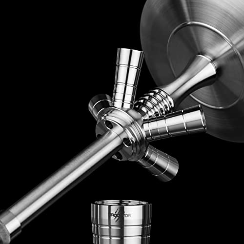 Mini Brodator 320 Eagle - Clear Shiny | Edelstahl Shisha Made in Germany – Bild 4