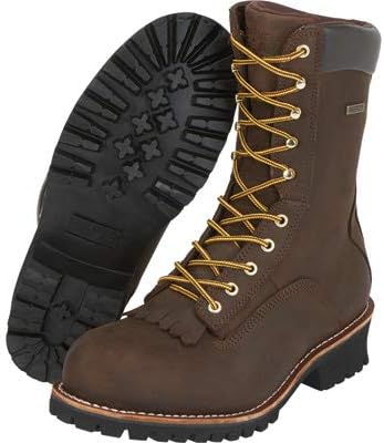 10 inch logger boots