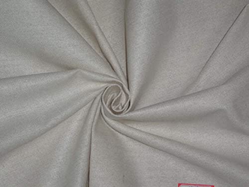 Soie Matka ivoire 111,8 cm pour rideaux haut de gamme et vestes d'été