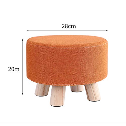 Tabouret de canapé bas en bois massif pour ranger les chaussures