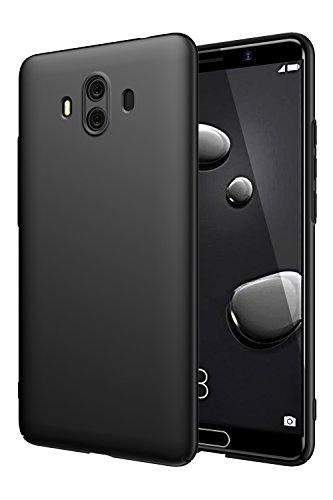 EIISSION Cover per Huawei Mate 10 Custodia ToughShell, Cover Robusta Protettiva Slim Anti Scivolo Custodia Protezione Posteriore Cover Antiurto per Huawei Mate 10 - Nero