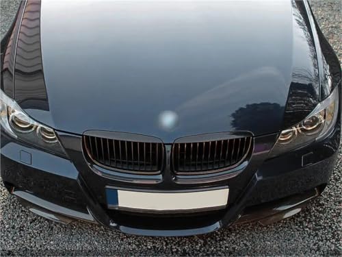 Calandre de voiture pour remplacer grille usée BMW E90 E91 noir brillant - 5